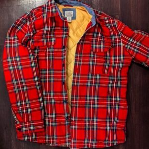 L.L. PrimaLoft-LinedShirt-Jac Fitted Large Plaid